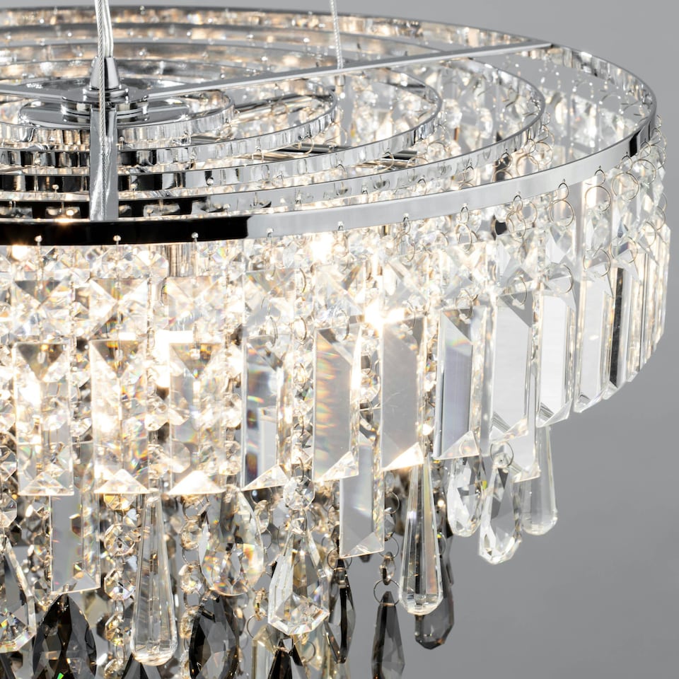 image 1 of BHS Jennifer Pendant Ceiling Light, Chrome | Silver | Chrome | 1