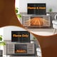 image 6 of COSTWAY Electric Fireplace Insert 750W/1500W Heater Black