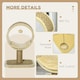 image 4 of PawHut 56cm Cat Tree for Small Cat with Scratching Post Tunnel Cushion Beige