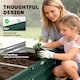 image 6 of Outsunny Raised Garden Bed Elevated Planter Box for Flowers Green