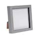 image 1 of Nicola Spring 3D Box Photo Frame - 6" x 6" - Grey