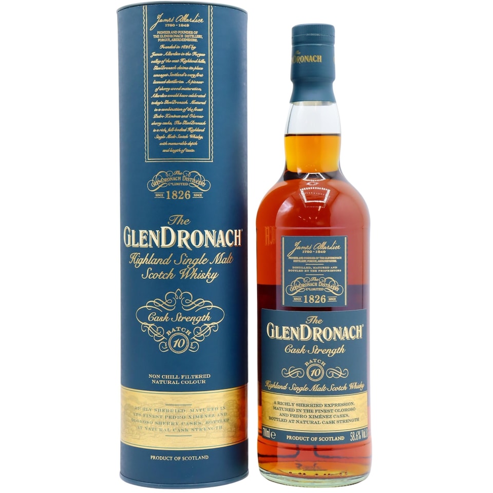 Glendronach Cask Strength Batch 10 Highland Single Malt Scotch Whisky