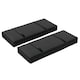 image 1 of Outsunny Parasol Weights Set of 2, Parasol Base Weights Bags, Black