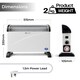image 2 of Prem-I-Air 2kW Convector Heater with 3 Heat Settings, 24-Hour Timer & Stat White
