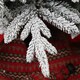 image 8 of HOMCOM 7ft Pencil Artificial Christmas Tree, Snow Flocked mas Tree with Downswept Branches and 800 Tips, Auto Open, Steel Base, Holiday Decoration for Home Office, Green