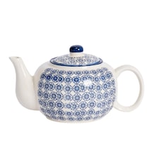 Nicola Spring Hand-Printed Kitchen Canister - 1 Litre - Orange | Orange | Orange