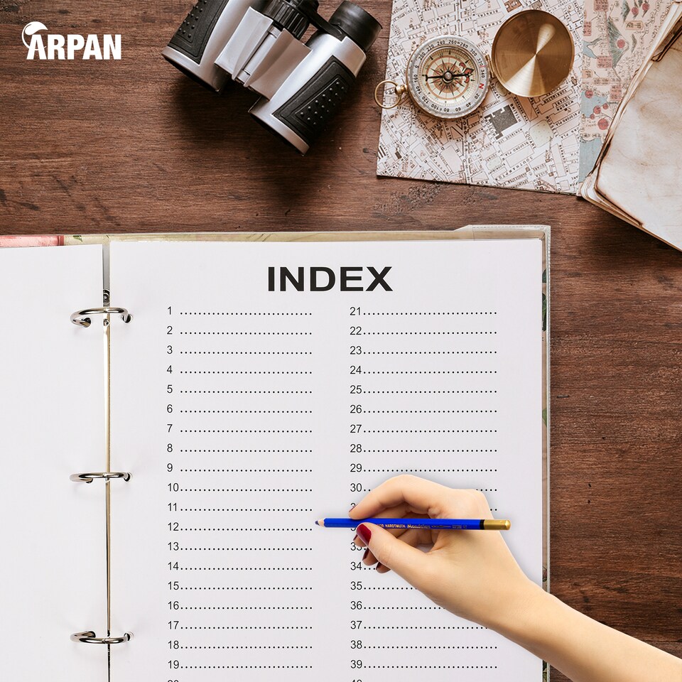 image 1 of ARPAN Extra-Large 3-Ring Binder Self Adhesive Photo Album – 20 Sheets / 40 Sides – Sticky Page Scrapbook Memory Album for Photos, Keepsakes & Special Occasions