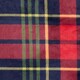 image 3 of OHS Oxford Flannel Fleece Check Printed Throw Blanket, 130x160cm - Red