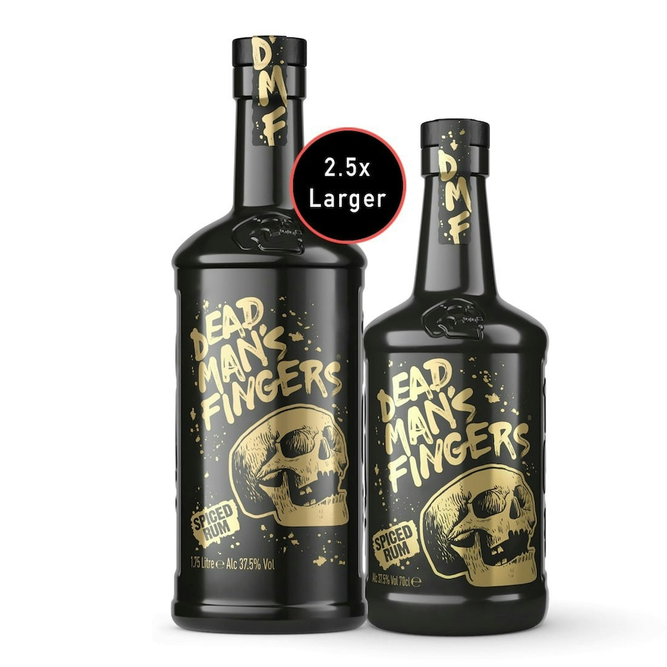 image 1 of Dead Man’s Fingers Spiced Rum Extra Large 1.75 Litre