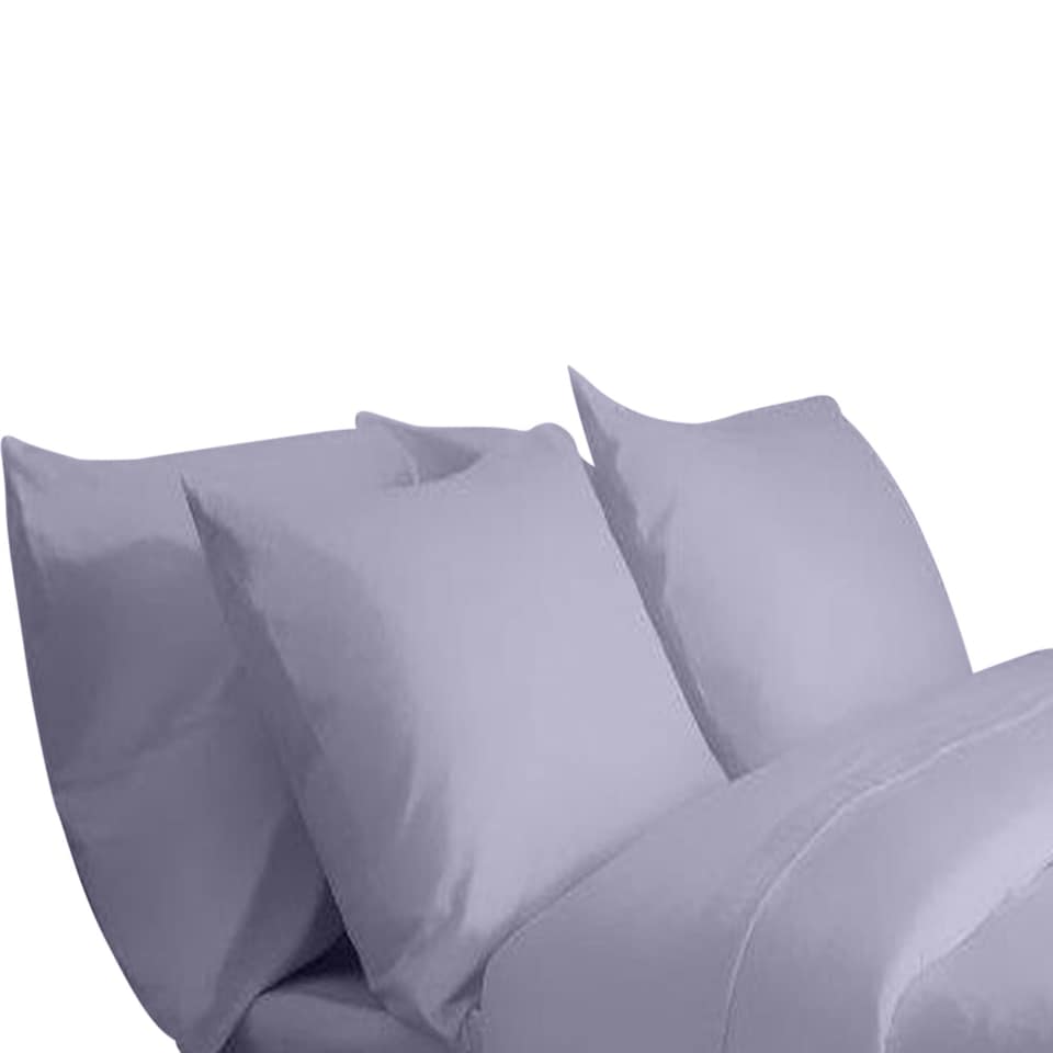 Belledorm Brushed Cotton Housewife Pillowcase (Pair) - Heather - One Size