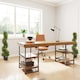 image 10 of Outsunny Set Of 2 90cm/3FT Artificial Spiral Topiary Trees w/ Pot Fake Plant