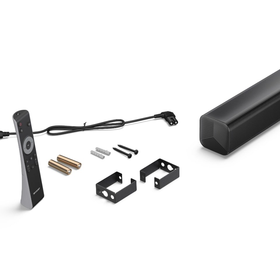 image 1 of SHARP HT-SB145 2.0 Bluetooth Soundbar with Equaliser and Remote