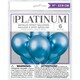 image 3 of Pack of 6 Blue Platinum 11" Latex Balloons