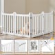 image 5 of Yaheetech 4-Panel Pet Puppy Fence, 50 × 60.5 cm White