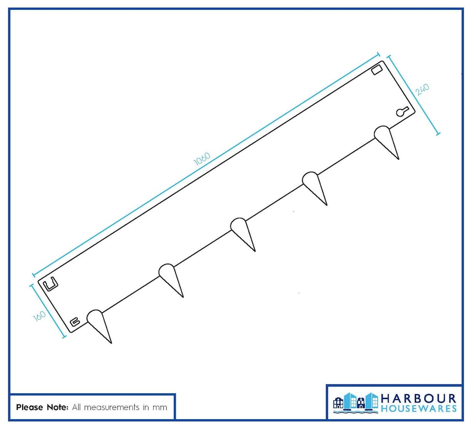 image 1 of Harbour Housewares 5pc Steel Lawn Edging Set - 5m x 16cm - Black