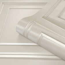 Amara Panel Cream Wallpaper Cream