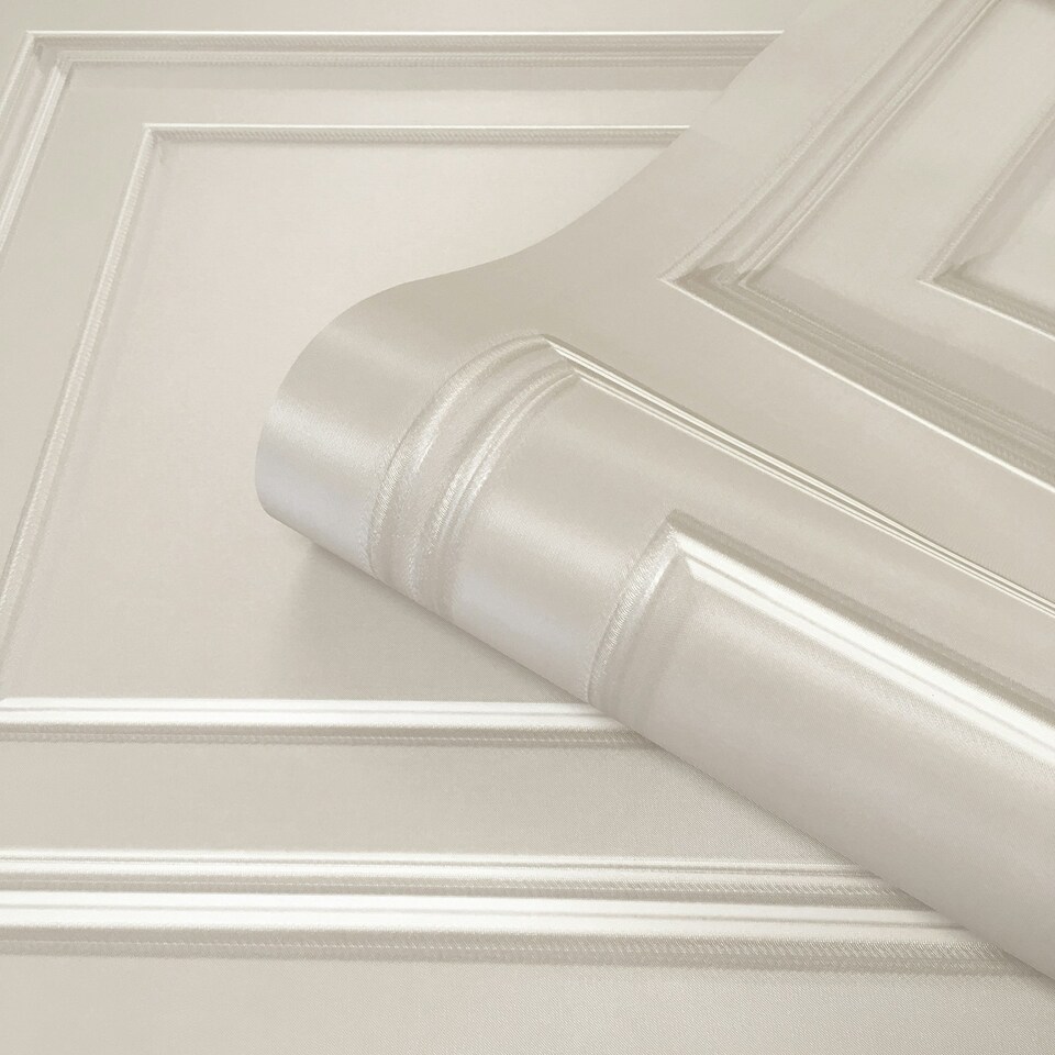 image 1 of Amara Panel Cream Wallpaper Cream