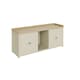 image 1 of GFW Lancaster 2 Door Shoe Bench - Cream
