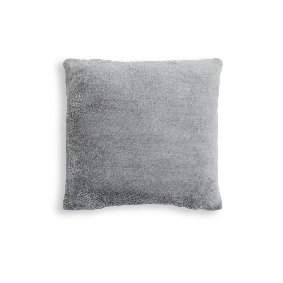 image 1 of BHS Microfleece Cushion, Charcoal