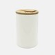 image 1 of The Just Slate Company Pheasant Oak & Ceramic Medium Storage Jar
