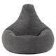 image 3 of Dalton Medium Beanbag Corduroy Charcoal | Grey | Chacroal | 1