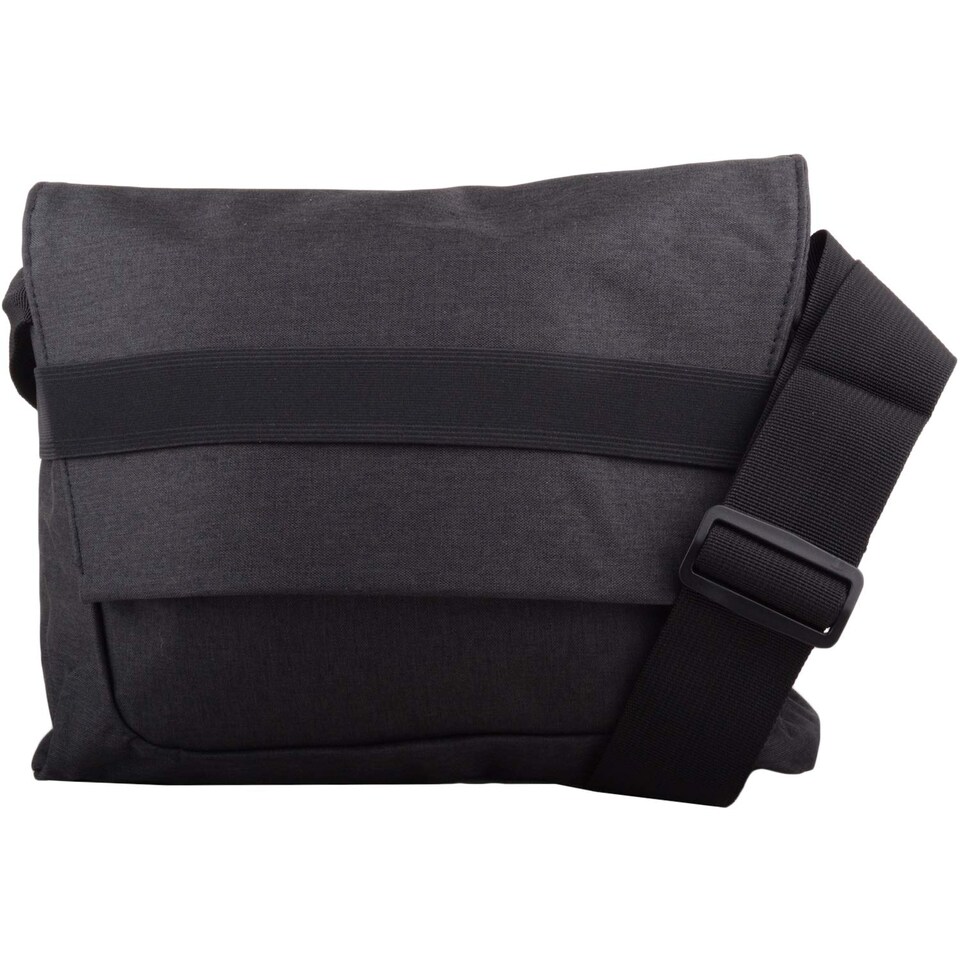 image 1 of Lorenz Modern Look Professional Travel Cross Body / Shoulder / Messenger Bag | Black | Black