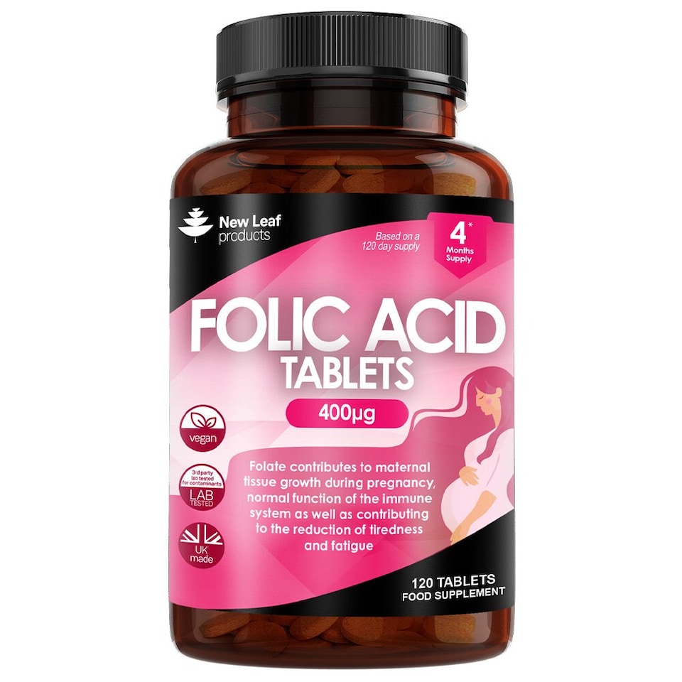 image 1 of Folic Acid 400mcg - High Strength Pregnancy Tablets