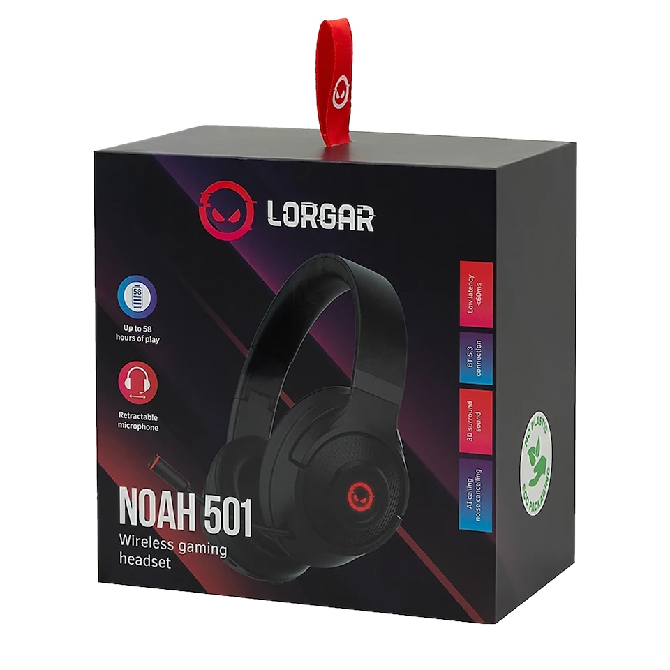 image 1 of Lorgar Noah 501 Bluetooth Headset Black