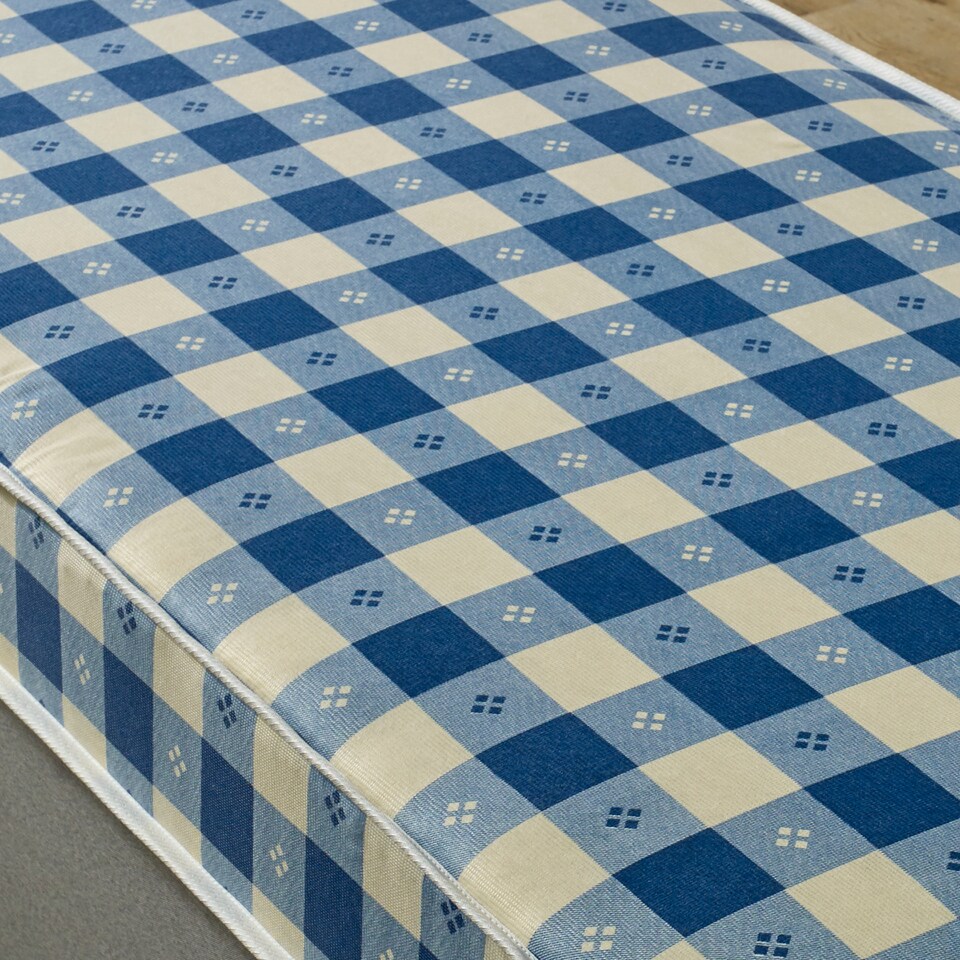 image 1 of Budget Plus Spring Mattress - 6.5 inch Deep, Durable Design | Blue