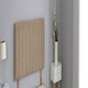 image 1 of Mink Plush Velvet 9 Panel Headboard N/A | 5FT King 26"inch Headboard