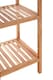 image 4 of ARLA 5 Tier Walnut Wood Bathroom Shelf Unit | Cream