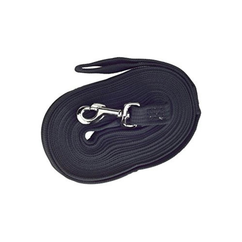 Kincade Soft Feel Lunge Rein - Black - 9m