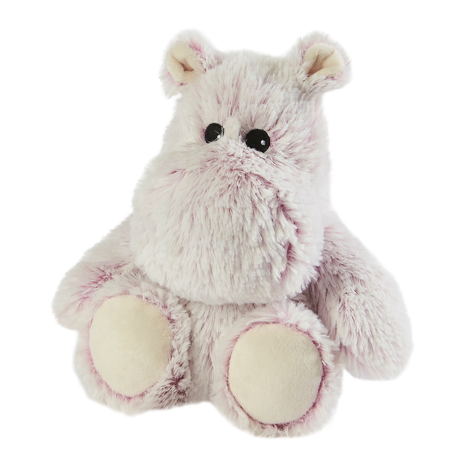 image 1 of Warmies Junior Plush Marshmallow Hippo MEDIUM