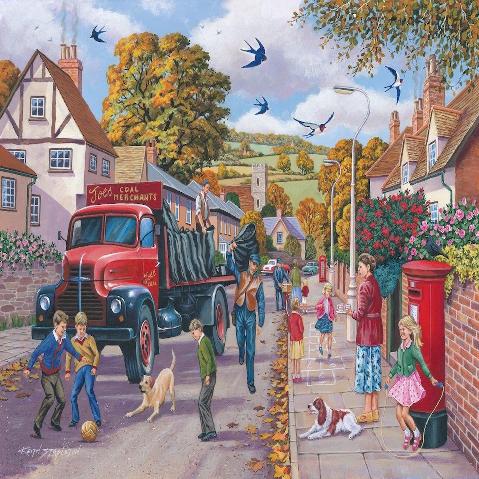 image 1 of Coalman Delivery 1000 Piece Jigsaw Puzzle