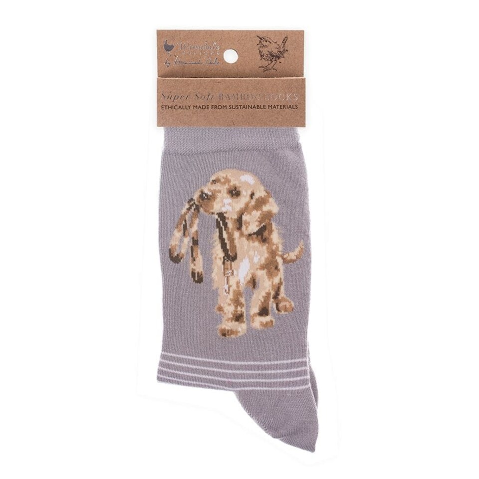 image 1 of Wrendale Designs Illustrated Animal Bamboo Socks for Women - Choice of Design