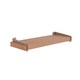 image 1 of Keer 60 cm Chunky Shelf with Slide on Brackets - Metal - L19.5 x W60 x H3.8 cm - Oak Effect