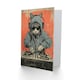 image 2 of DJ Decks Sunglasses Hoodie Headphones Cat Lover Birthday Card
