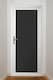 image 2 of Easyblinds Easydoor door blind, black, self-adhesive attachments, easy cut to size or shape up to 65 x 190cm | Black | Black | XL | 1