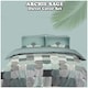 image 5 of VELVETIO Archie Complete Duvet Cover Set with Fitted Sheet Soft Polycotton Bedding Sets Green | Double