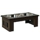 image 6 of PawHut Raised Dog Bowls Pet Feeder Raised Elevated Stainless Steel Food Brown