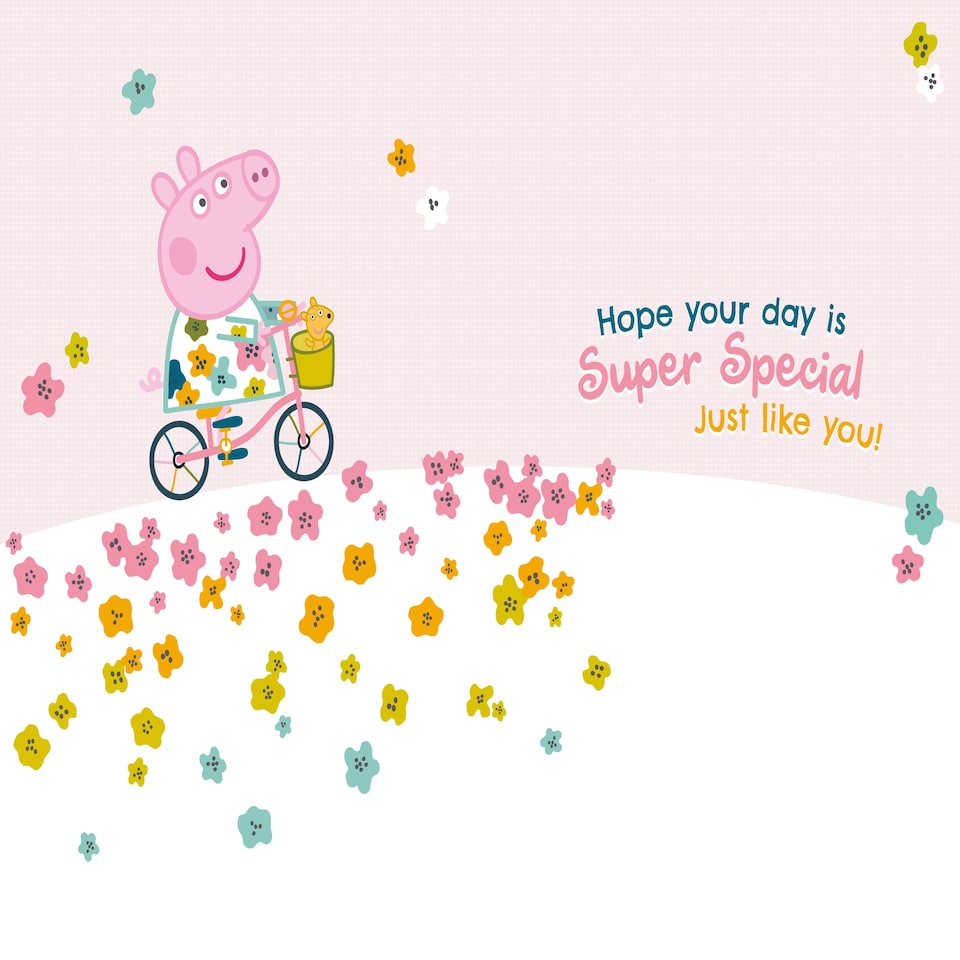 image 1 of Peppa Pig Birthday Card For Granddaughter