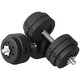 image 1 of HOMCOM 30KG Adjustable Dumbbells Weight Set Hand Weight for Body Fitness