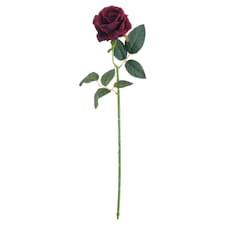 Hill Interiors Artificial Tea Rose - Cerise - One Size