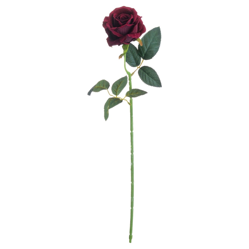 image 1 of Hill Interiors Artificial Tea Rose - Cerise - One Size