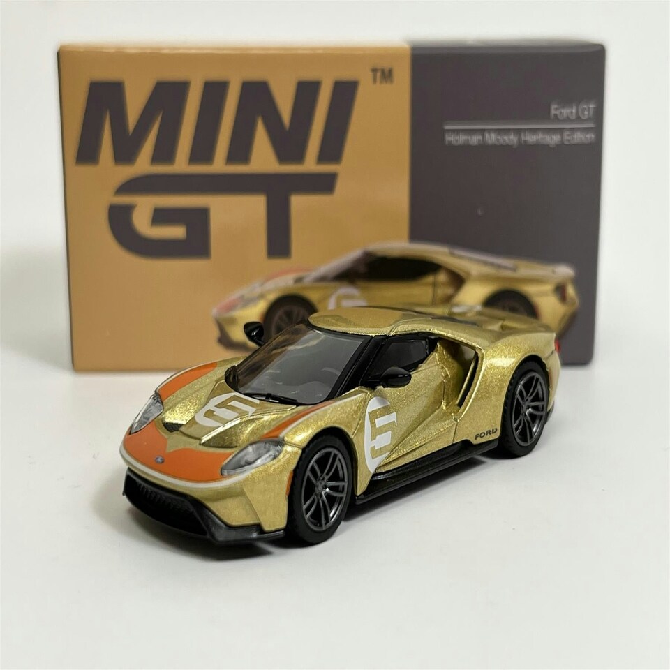 image 1 of Ford GT Holman Moody Heritage Edition LHD 1:64 Mini GT MGT00536L