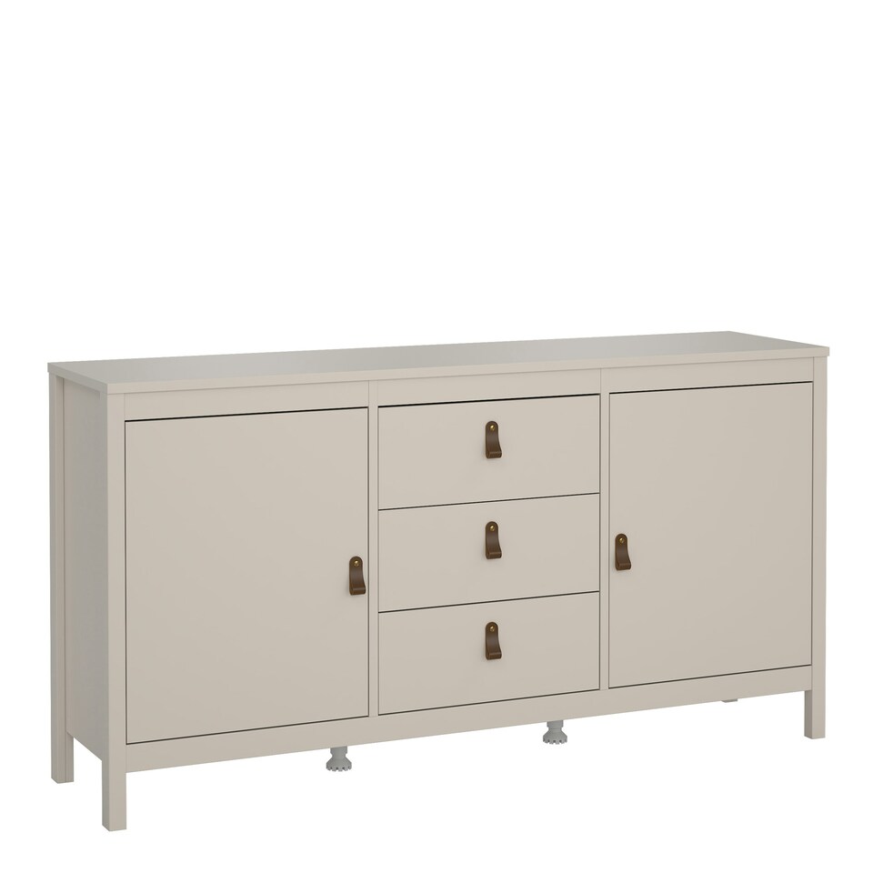 image 1 of Barcelona Sideboard 2 Doors + 3 Drawers in Cashmere Cream
