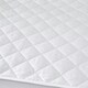 image 4 of Martex Naturals Cotton Quilted Mattress and Pillow Protector Set White | King