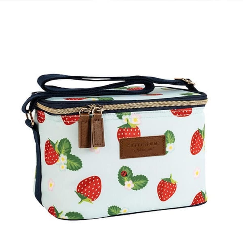 image 1 of Summerhouse by Navigate Strawberries & Cream 4L Personal Coolbag Aqua