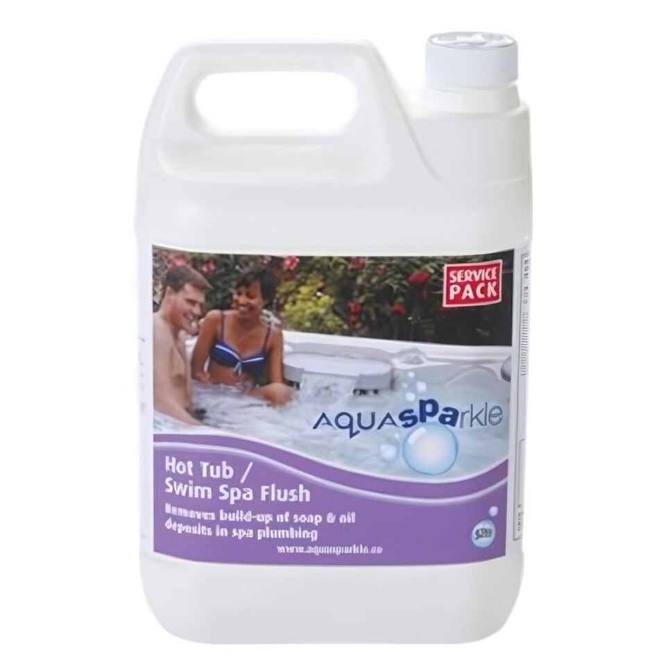 AquaSPArkle - Service Pack - Hot Tub Flush 4 X 5 litre jacuzzi cleaner