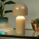 image 1 of Portable LED Mushroom Table Lamp Olive Brown